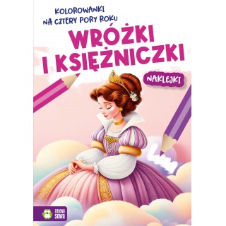 Kolorowanki na cztery pory roku Wr&oacute;żki i księżnicz, Kolorowanki, Książeczki