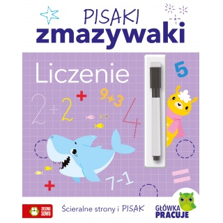 Pisaki zmazywaki. Liczenie, Edukacyjne, Książeczki