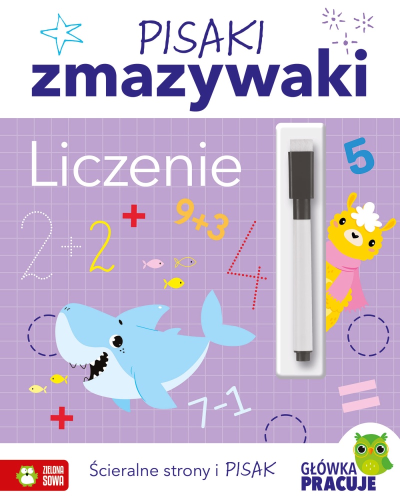Pisaki zmazywaki. Liczenie, Edukacyjne, Książeczki