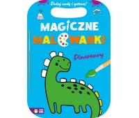 Magiczne malowanki. Dinozaury, Kolorowanki, Książeczki