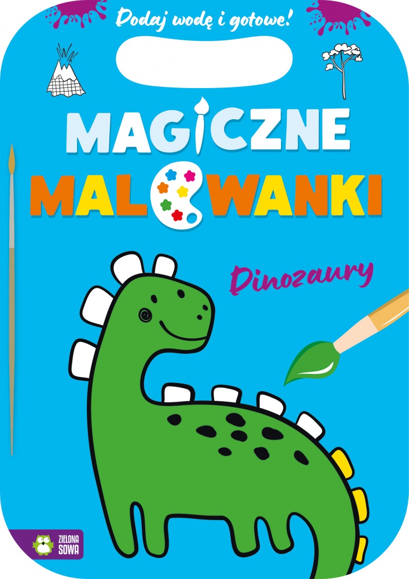 Magiczne malowanki. Dinozaury, Kolorowanki, Książeczki