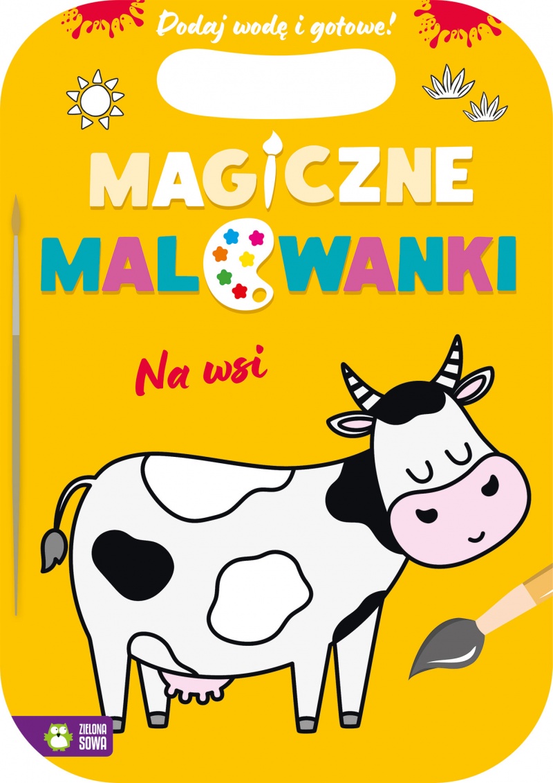 Magiczne malowanki. Na wsi, Kolorowanki, Książeczki
