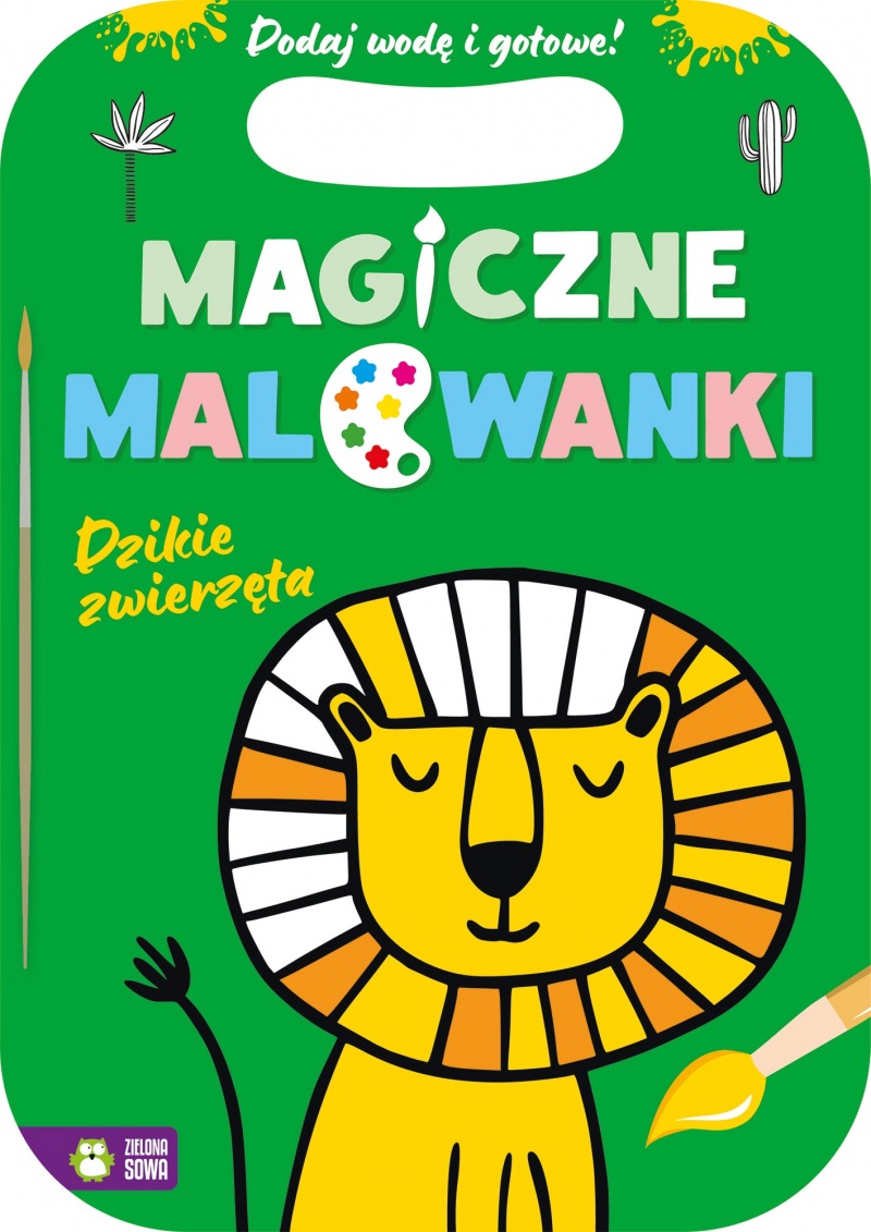 Magiczne malowanki. Dzikie zwierzęta, Kolorowanki, Książeczki