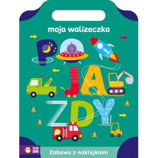 Moja walizeczka. Pojazdy, Kolorowanki, Książeczki