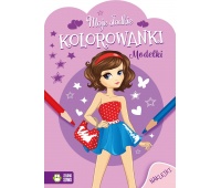Moje słodkie kolorowanki. Modelki NW, Kolorowanki, Książeczki