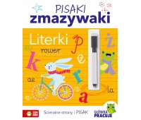 Pisaki zmazywaki. Literki, Edukacyjne, Książeczki