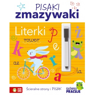 Pisaki zmazywaki. Literki, Edukacyjne, Książeczki