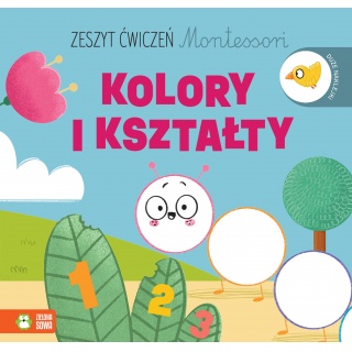 ZESZYT ĆWICZEŃ MONTESSORI KOLORY I KSZTAŁTY, Edukacyjne, Książeczki