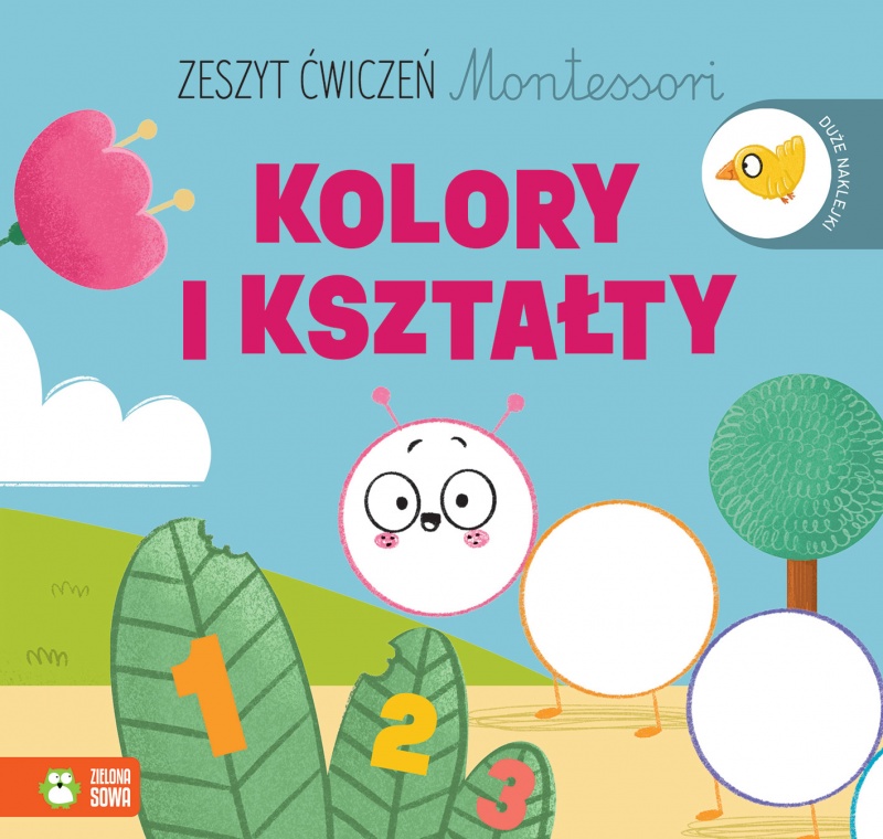 ZESZYT ĆWICZEŃ MONTESSORI KOLORY I KSZTAŁTY, Edukacyjne, Książeczki