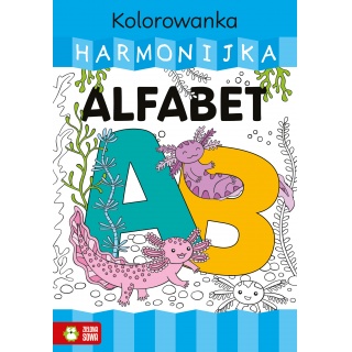 Kolorowanka harmonijka. Alfabet, Edukacyjne, Książeczki