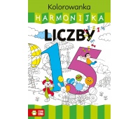 Kolorowanka harmonijka. Liczby, Edukacyjne, Książeczki