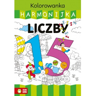 Kolorowanka harmonijka. Liczby, Edukacyjne, Książeczki