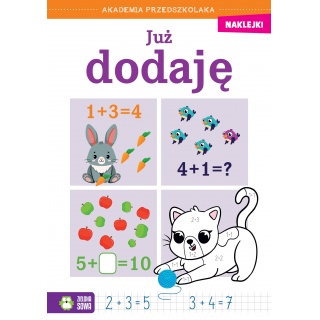 Akademia przedszkolaka. Już dodaję w2, Edukacyjne, Książeczki