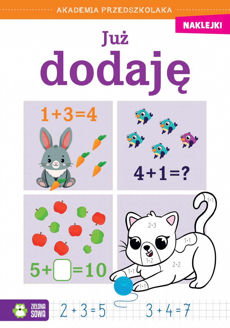 Akademia przedszkolaka. Już dodaję w2, Edukacyjne, Książeczki