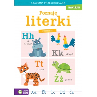 Akademia przedszkolaka. Poznaję literki. Zwierzęta, Edukacyjne, Książeczki
