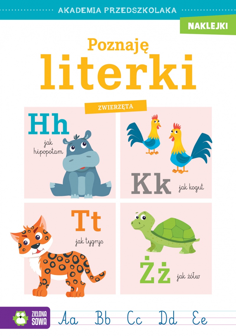 Akademia przedszkolaka. Poznaję literki. Zwierzęta, Edukacyjne, Książeczki