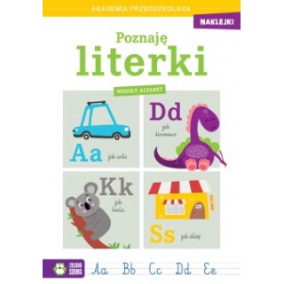 Akademia przedszkolaka Poznaję literk. Wesoły alfa, Edukacyjne, Książeczki