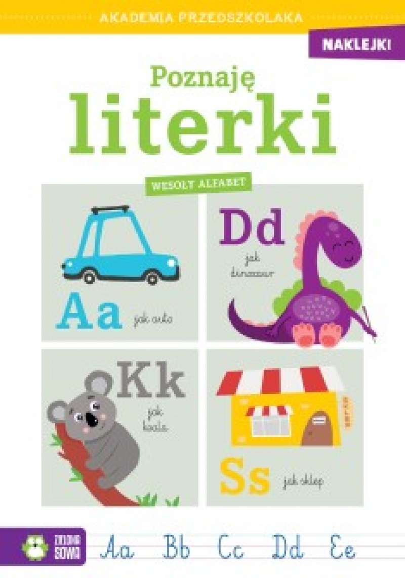 Akademia przedszkolaka Poznaję literk. Wesoły alfa, Edukacyjne, Książeczki