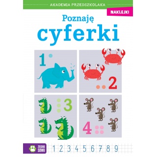Akademia przedszkolaka. Poznaję cyferki w2, Edukacyjne, Książeczki