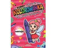 Super kolorowanka Wr&oacute;żki z naklejkami