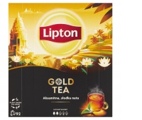 Tea LIPTON black, Gold Tea, 92 bags, Teas, Groceries