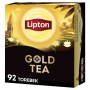 Tea LIPTON black, Gold Tea, 92 bags, Teas, Groceries