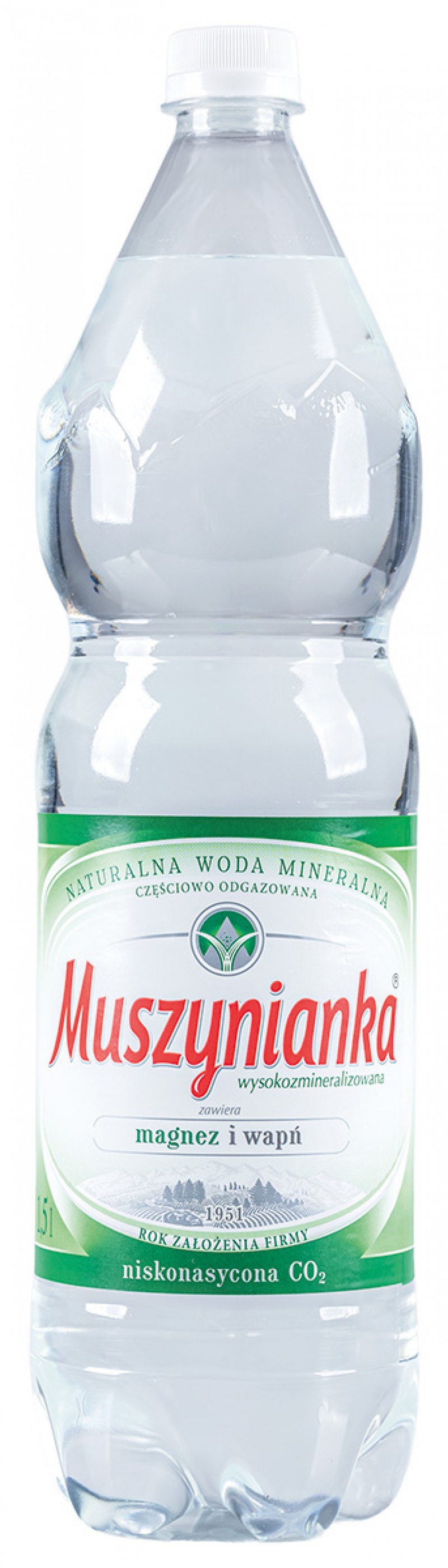Woda MUSZYNIANKA, niegazowana, 1,5l, kaucja, Woda, Artykuły spożywcze