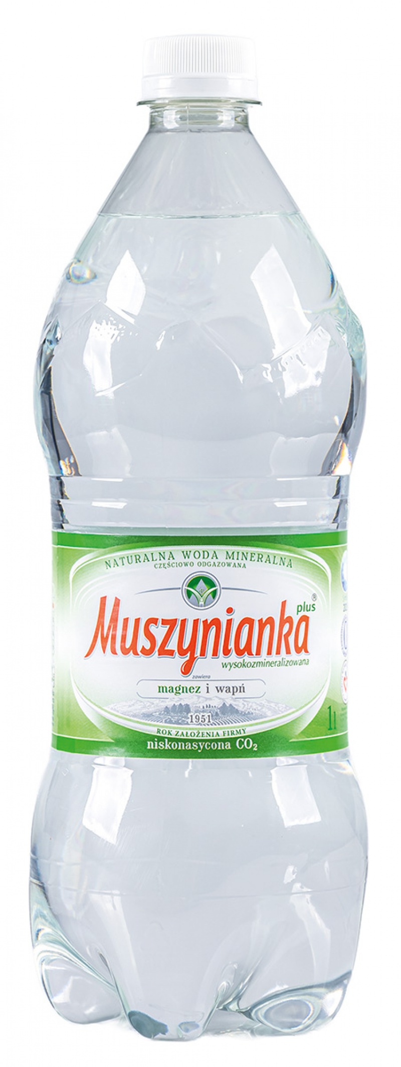 Woda MUSZYNIANKA, niegazowana, 1l, kaucja, Woda, Artykuły spożywcze