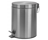 Pedal bin Donau Home, soft-closing, 5l, matt silver