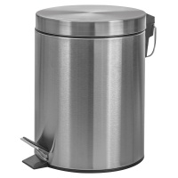 Pedal bin Donau Home, soft-closing, 5l, matt silver