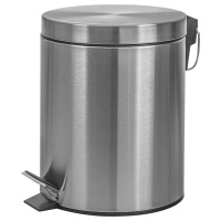Pedal bin Donau Home, soft-closing, 30l, matt silver