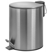Pedal bin Donau Home Modern, soft-closing, 5l, matt silver