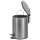 Kosz ze stopką Donau Home Modern, wolnoopadający, 3l, srebrny mat