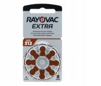 BATERIA SŁUCHOWA RAYOWAC X312 /8/, Baterie, akumulatory i ładowarki, Urządzenia biurowe