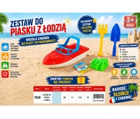 ZESTAW DO PIASKU Z ŁODZIĄ 703B IMP