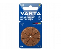 VARTA Hearing Aid Batteries 312 BLI /8szt/, Baterie, akumulatory i ładowarki, Urządzenia biurowe