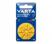 VARTA Hearing Aid Batteries 10 BLI/ 8szt/, Baterie, akumulatory i ładowarki, Urządzenia biurowe