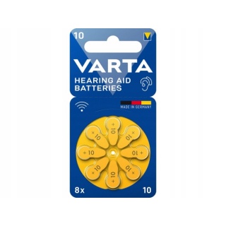 VARTA Hearing Aid Batteries 10 BLI/ 8szt/, Baterie, akumulatory i ładowarki, Urządzenia biurowe