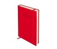 Kalendarz 2027 Colorfix-bis A5 dzienny czerwony