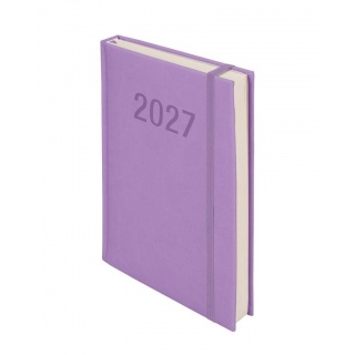 Kalendarz 2027 Colorfix-bis A5 dzienny liliowy, Dzienne, Kalendarze