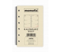 Wkład kalendarzowy 2027 Memofix A6 TDW, Organizery, Kalendarze