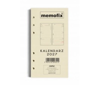 Wkład kalendarzowy 2027 Memofix B6 TDW, Organizery, Kalendarze