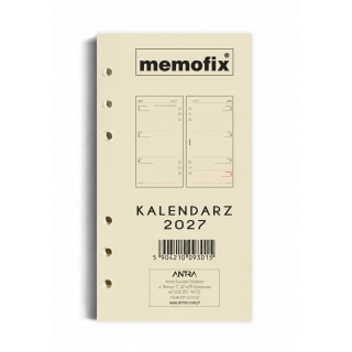 Wkład kalendarzowy 2027 Memofix B6 TDW, Organizery, Kalendarze