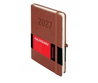 Kalendarz 2027 Memofix A5 dzienny mocha mousse