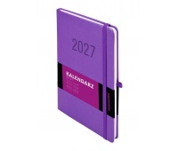 Kalendarz 2027 Memofix B5 tygodniowy fioletowy