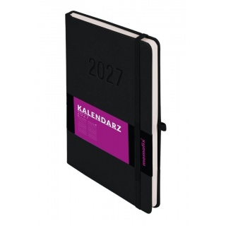Kalendarz 2027 Memofix B5 dzienny czarny, Dzienne, Kalendarze