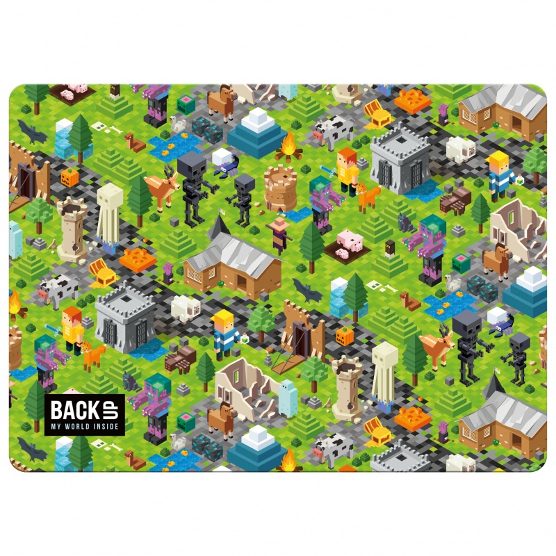 PODKŁADKA LAMINOWA BACKUP 8 A 61 GAME, Podkłady na biurko, Galanteria biurowa