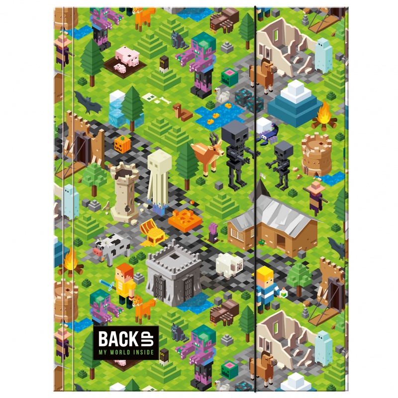 TECZKA Z GUMKĄ A4 BACKUP 8 A 61 GAME, Teczki tekturowe, Organizacja dokument&oacute;w