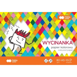 Blok Wycinanka Ludek, A5, 10ark, 10 kol, 80g/m, Ha, Bloki, Zeszyty i bloki