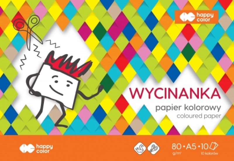 Blok Wycinanka Ludek, A5, 10ark, 10 kol, 80g/m, Ha, Bloki, Zeszyty i bloki